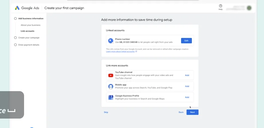 google ads hesabı